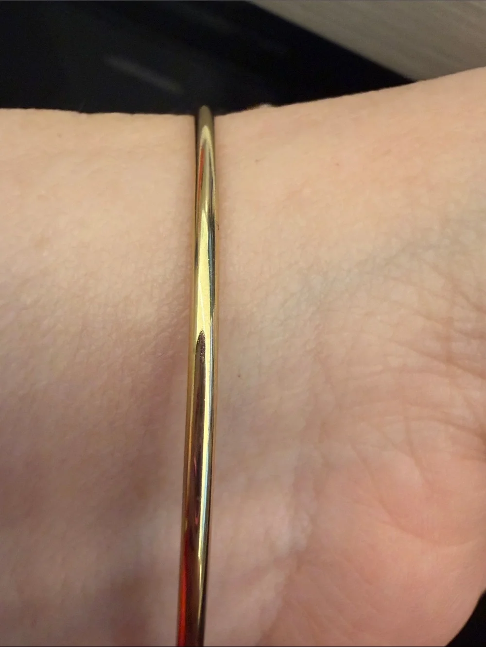 Gold Heart Duo Bangle Bracelet - Women Jewelry